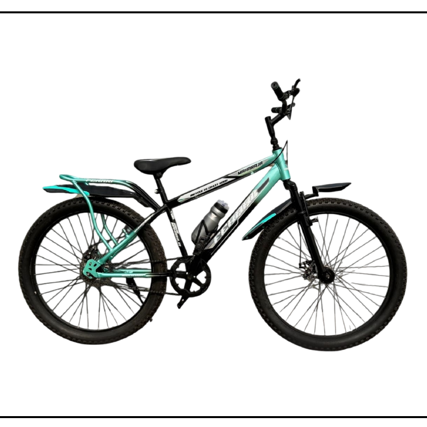 Maharaja Ferari Junior Cycle with Carrier – Front Shocker, Double Disc Brake, Water Bottle
