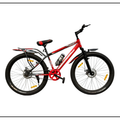 Maharaja Ferari Junior Cycle with Carrier – Front Shocker, Double Disc Brake, Water Bottle, Wide Tyres