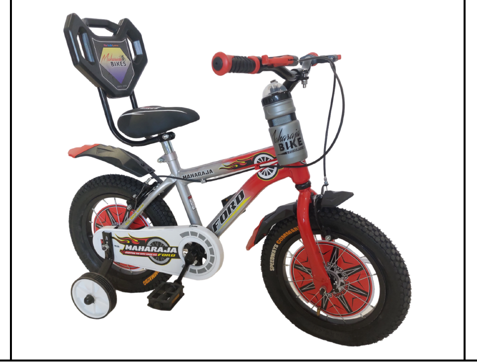 Maharaja Ford Sports Cycle – Tube Tyre, Black Rim