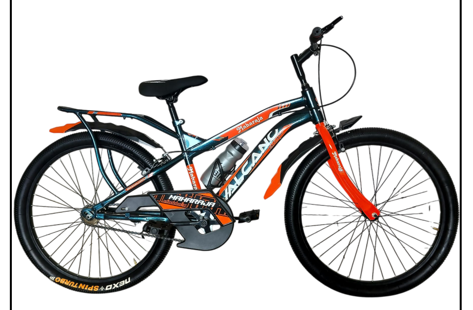 Maharaja Valcano Junior Cycle with Carrier – Tube Tyre, Caliper Brake