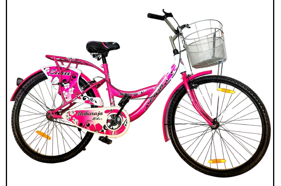 Maharaja Zara Junior Cycle with Carrier – Caliper Brake, Front Basket